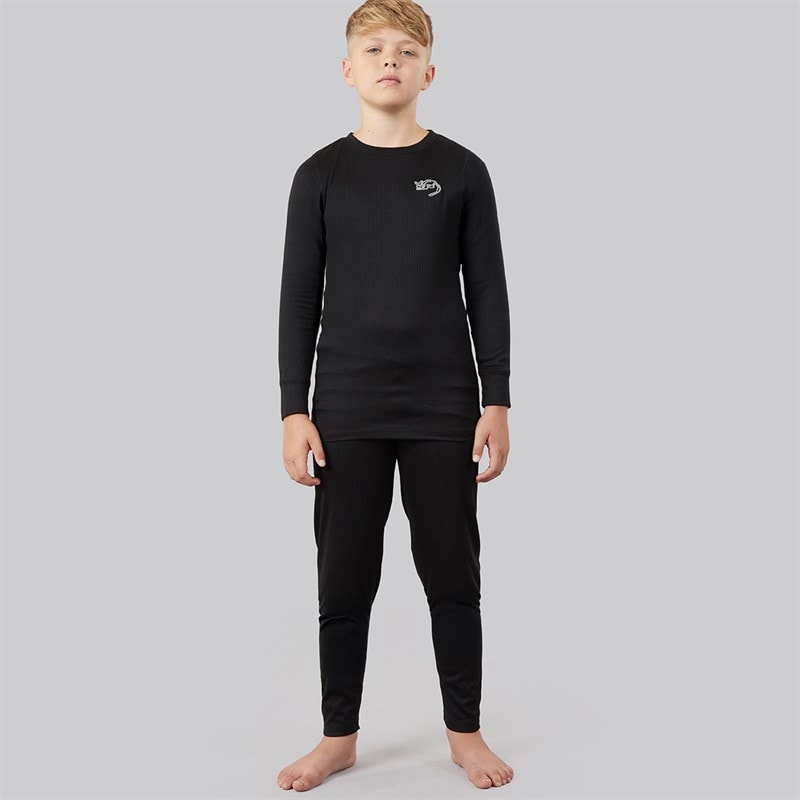 Kangaroo Poo Boys Baselayer Set Black - Image 1