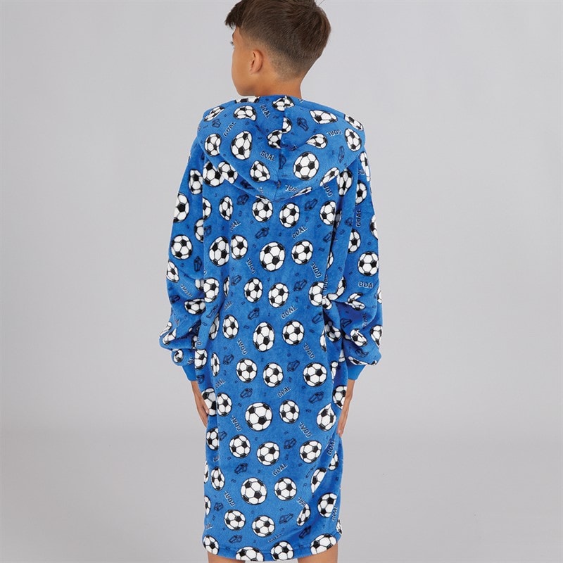 Kangaroo Poo Boys Strike Blanket Hoodie Blue - Image 2