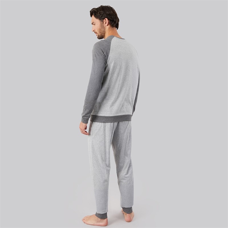 Kangaroo Poo Mens Loungewear Set Charcoal Mix - Image 2