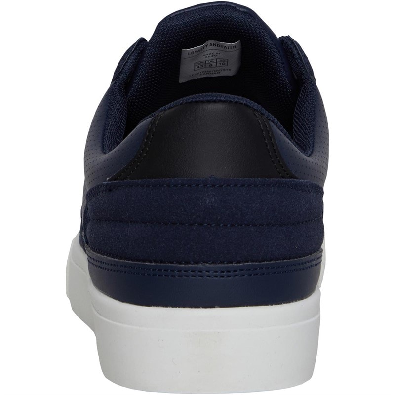 Loyalty And Faith Mens Farhan Trainers Navy/White - Image 3