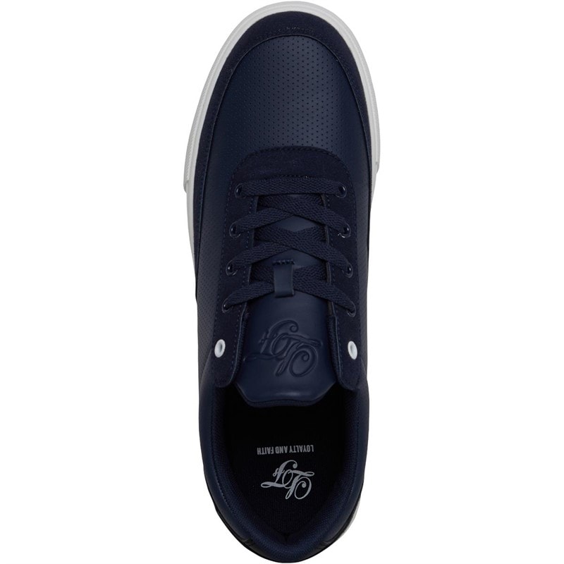 Loyalty And Faith Mens Farhan Trainers Navy/White - Image 4