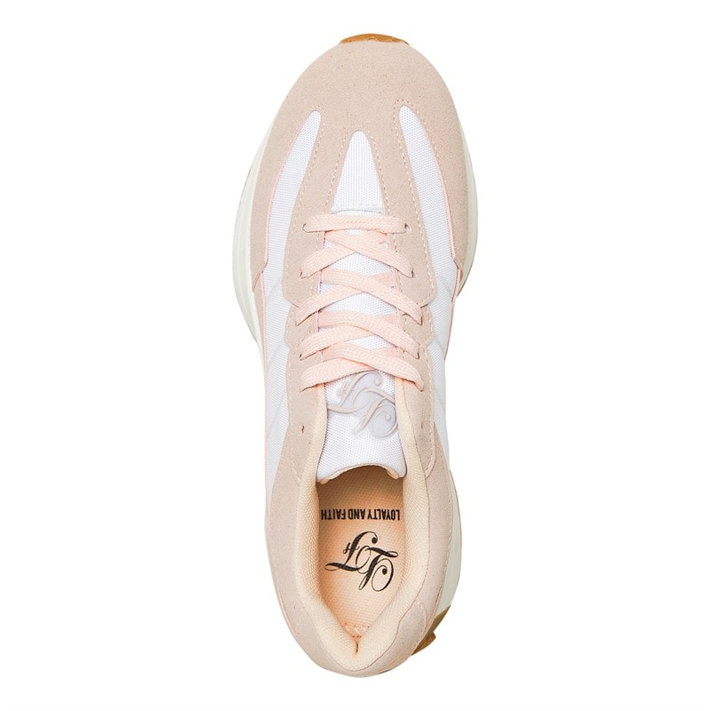 Loyalty And Faith Womens Livia Trainers Nude/White - Image 4