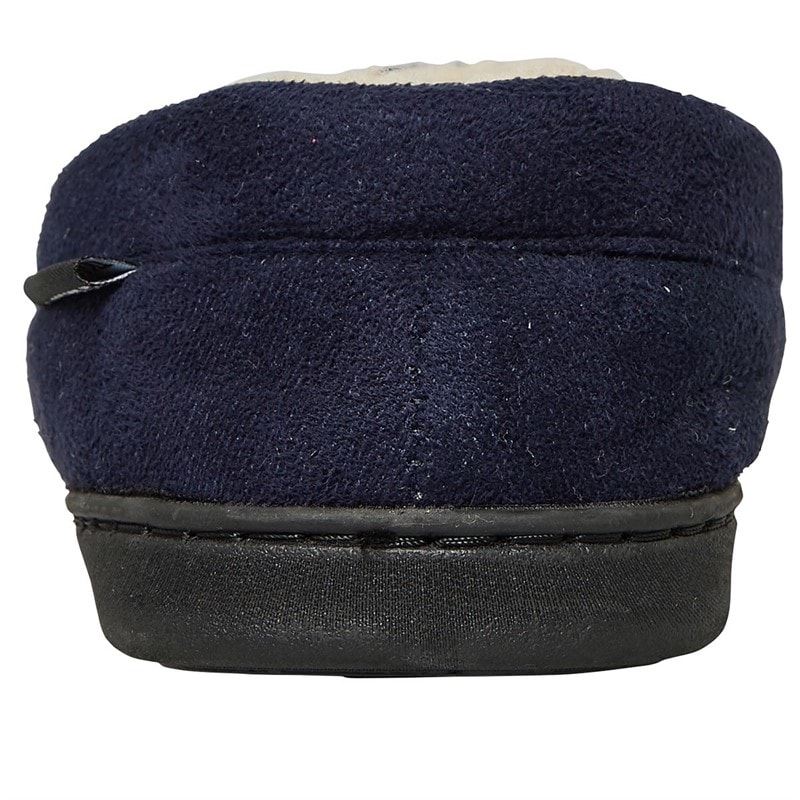 Lyle And Scott Vintage Mens Aspen Moccasin Slippers Peacoat - Image 4