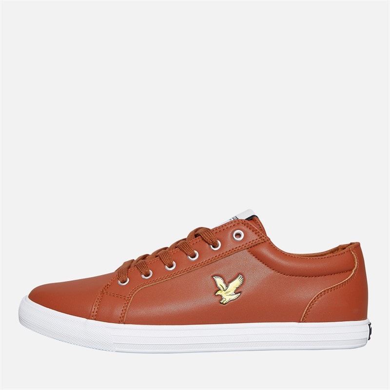 Lyle And Scott Vintage Mens Halket Trainers Cognac