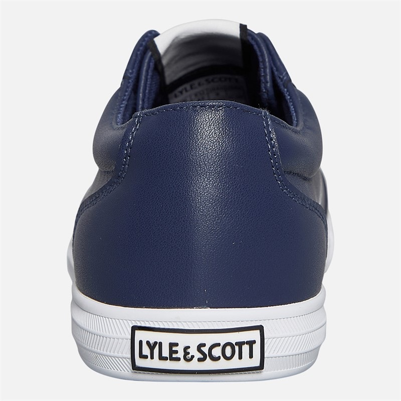 Lyle And Scott Vintage Mens Halket Trainers Navy - Image 3