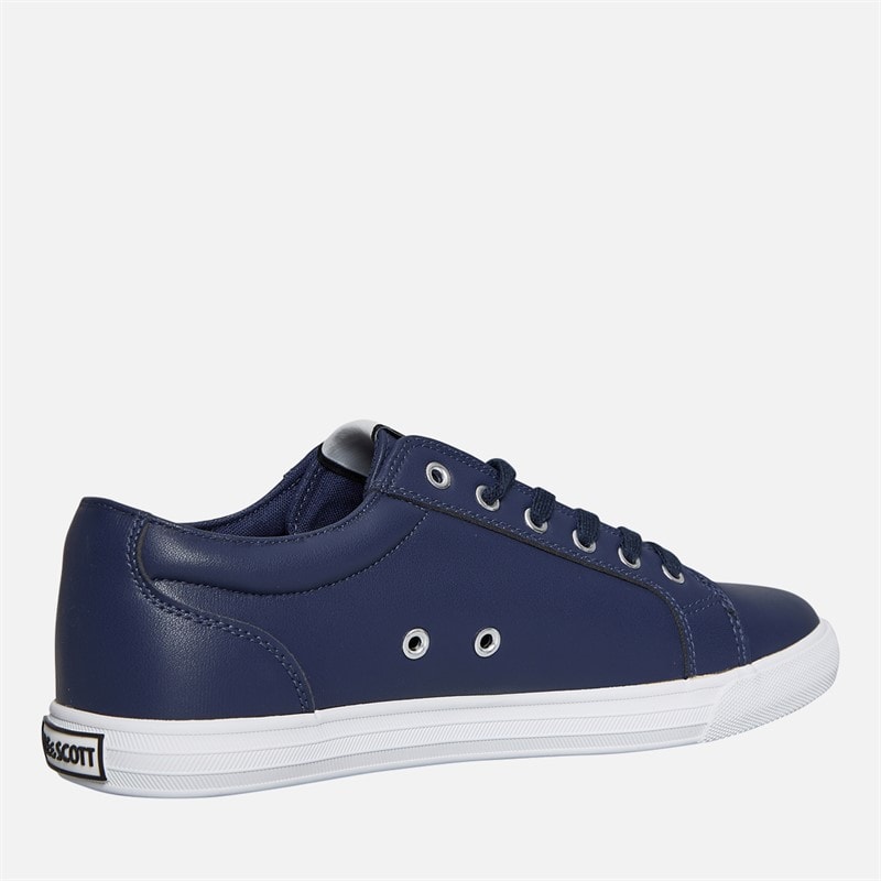Lyle And Scott Vintage Mens Halket Trainers Navy - Image 5