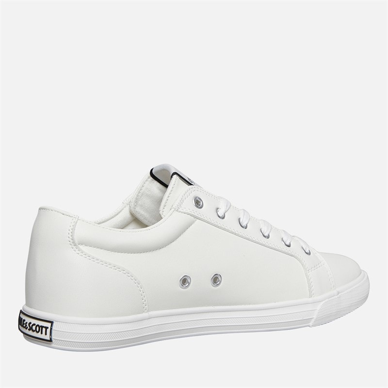 Lyle And Scott Vintage Mens Halket Trainers Off White - Image 5