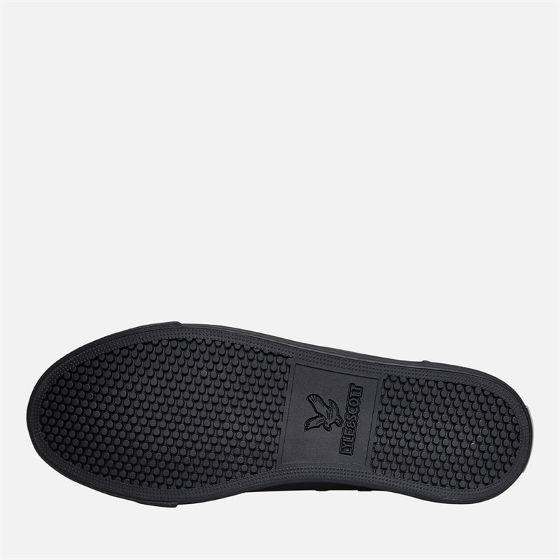 Lyle And Scott Vintage Mens Halket Trainers Black - Image 2