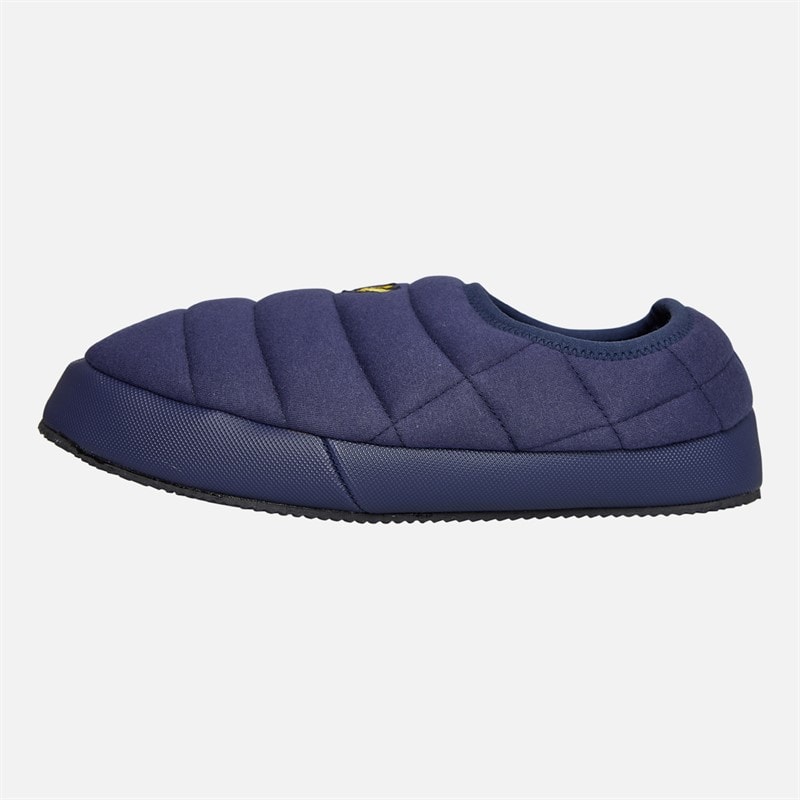 Lyle And Scott Vintage Mens Valentine Padded Slipper Peacoat - Image 2