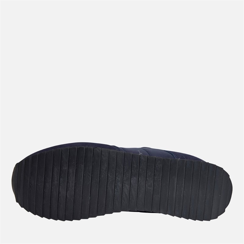 Lyle And Scott Vintage Mens Dyce Trainers Dark Navy/Blue - Image 2