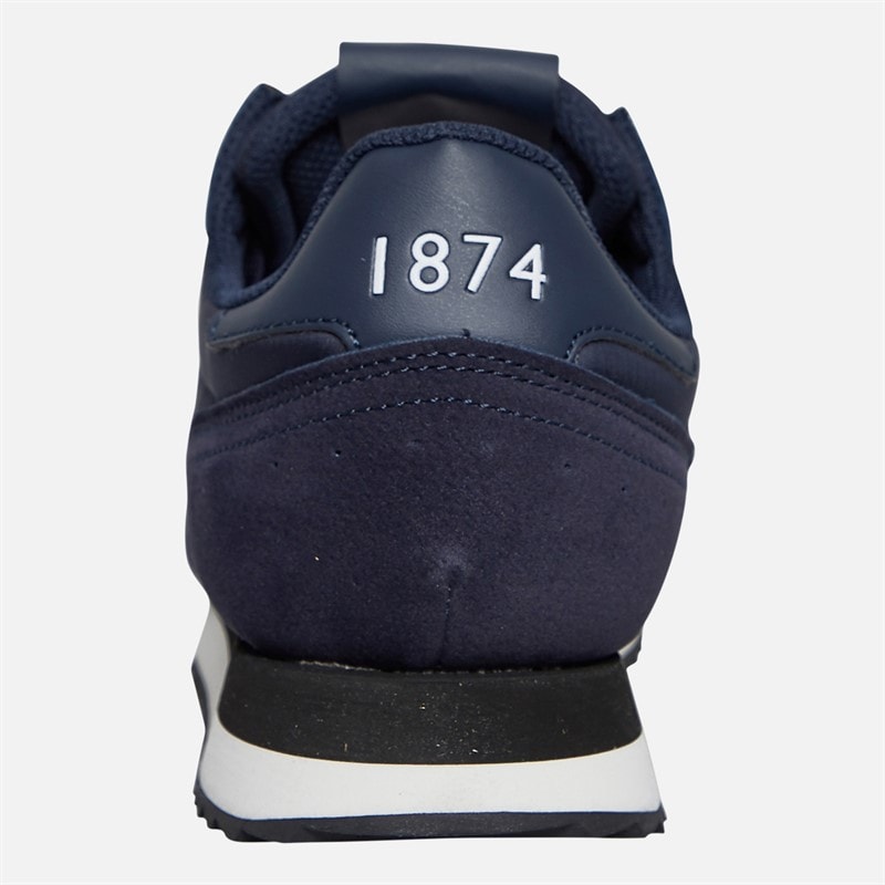 Lyle And Scott Vintage Mens Dyce Trainers Dark Navy/Blue - Image 3