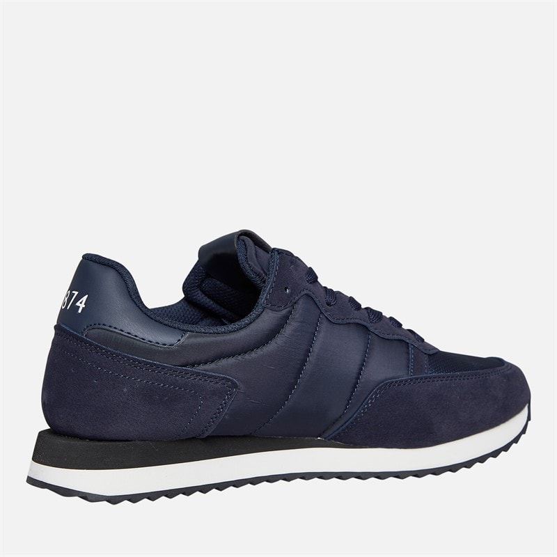 Lyle And Scott Vintage Mens Dyce Trainers Dark Navy/Blue - Image 5