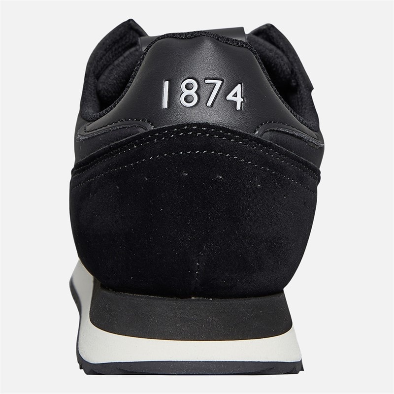 Lyle And Scott Vintage Mens Dyce Trainers Black - Image 3