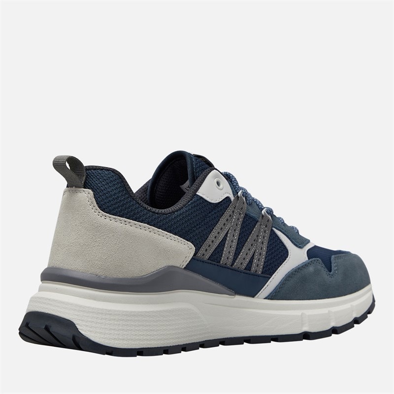 Lyle And Scott Vintage Mens Lennox Trainers Blue - Image 5