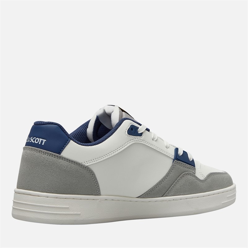 Lyle And Scott Vintage Mens Callum Trainers White Blue - Image 5
