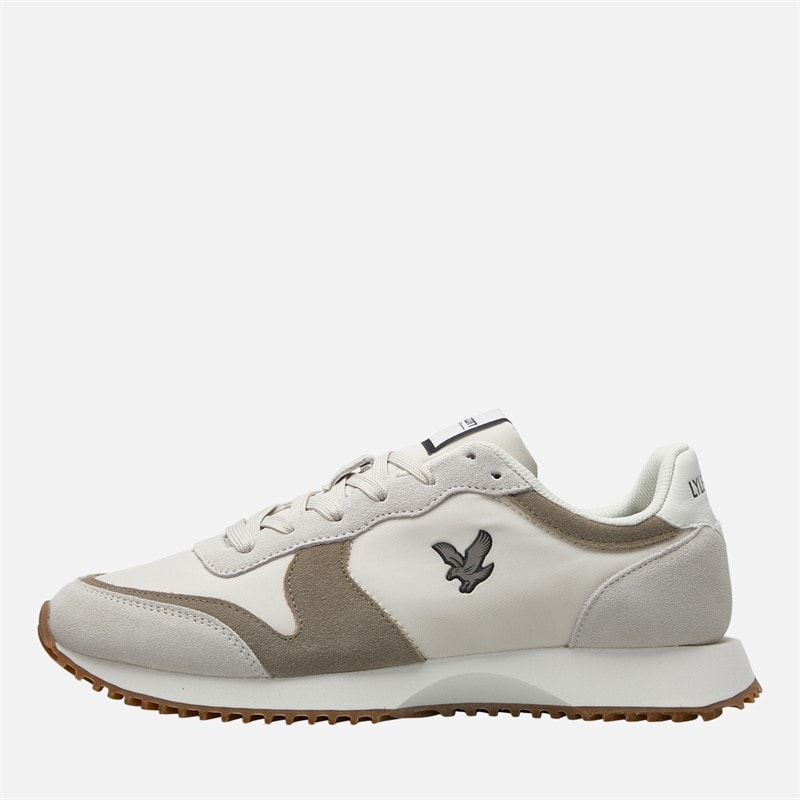 Lyle And Scott Vintage Mens Leno Trainers Lamb Earth - Image 1