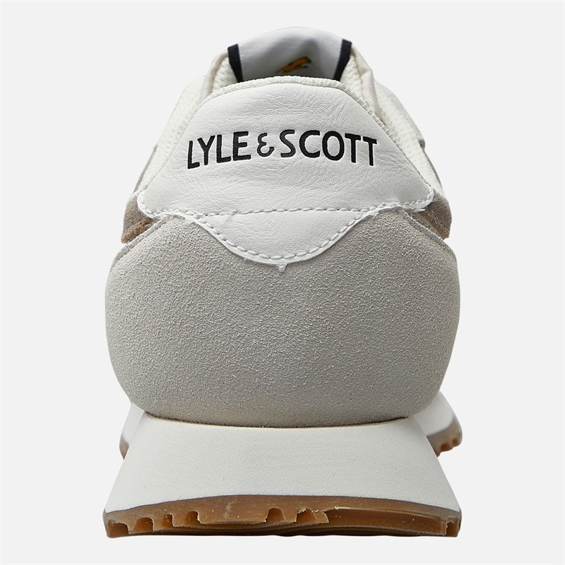 Lyle And Scott Vintage Mens Leno Trainers Lamb Earth - Image 3