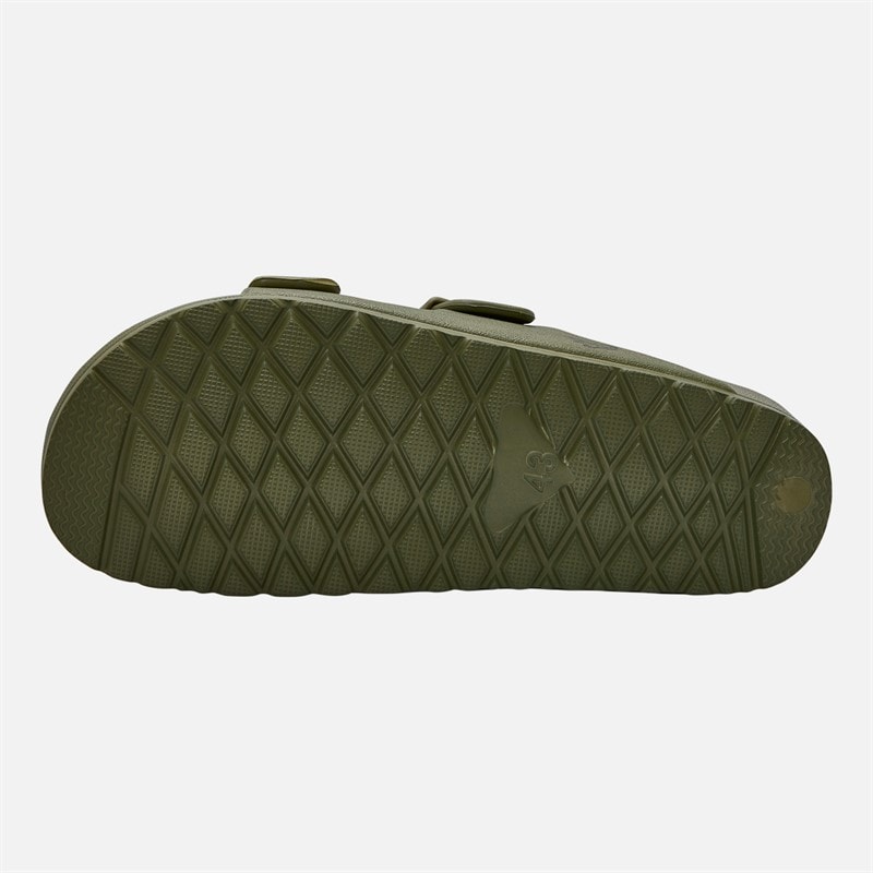 Lyle And Scott Vintage Mens Skye Eva Footbed Sandals Military - Image 3