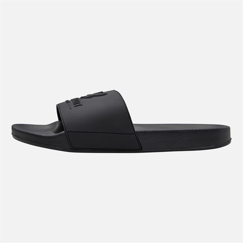 Lyle And Scott Vintage Mens Brody Sliders Black - Image 2