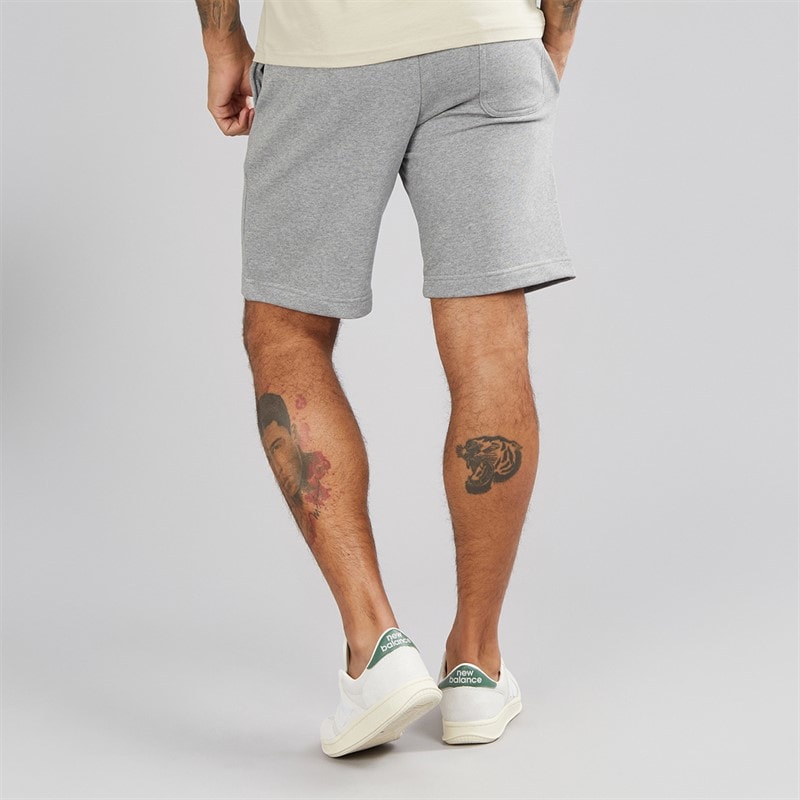 Lyle And Scott Vintage Mens Sweat Shorts T28 Mid Grey Marl - Image 2