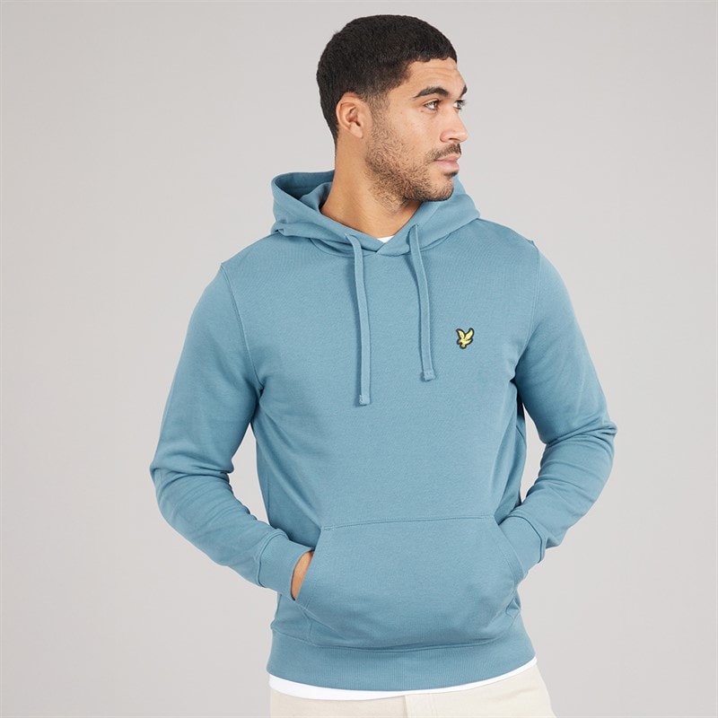 Lyle And Scott Vintage Mens Hoodie X861 Ocean Sky