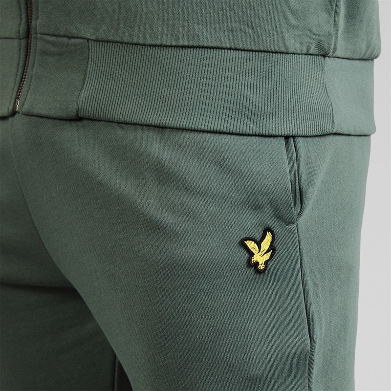 Lyle And Scott Vintage Mens Slim Fit Joggers Green Mercurial - Image 3