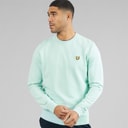Lyle And Scott Vintage Mens Crew Neck Sweatshirt Future Blue