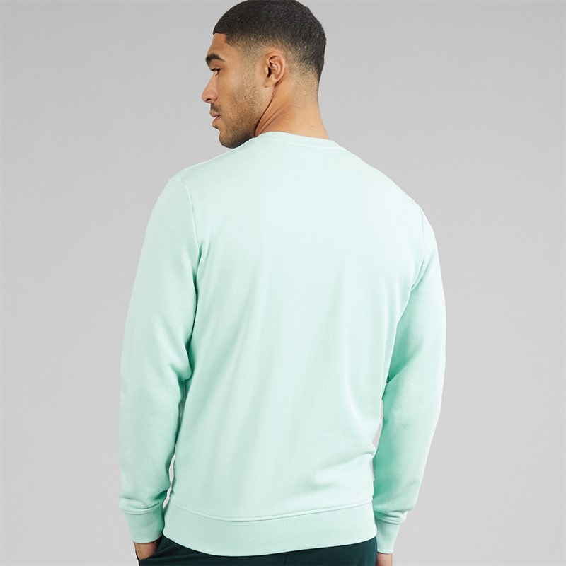 Lyle And Scott Vintage Mens Crew Neck Sweatshirt Future Blue - Image 2