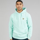 Lyle And Scott Vintage Mens Hoodie Future Blue