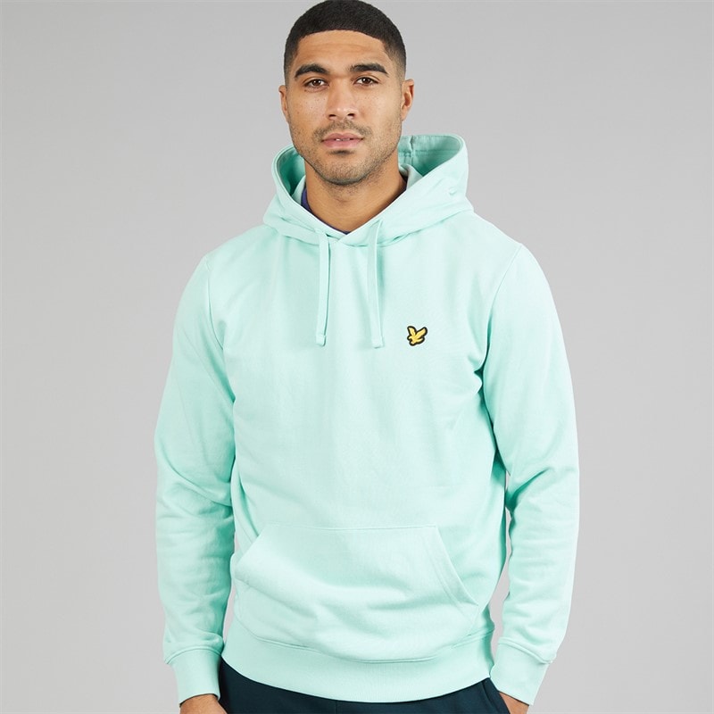 Lyle And Scott Vintage Mens Hoodie Future Blue - Image 1