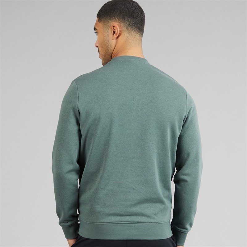 Lyle And Scott Vintage Mens Crew Neck Sweatshirt Green Mercurial - Image 2