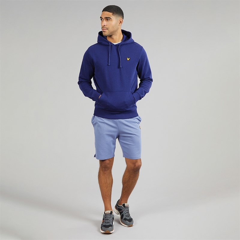Lyle And Scott Vintage Mens Hoodie Deep Indigo - Image 4