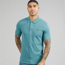 Lyle And Scott Vintage Mens Polo Shirt Blue Storm