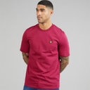 Lyle And Scott Vintage Mens Midweight Cotton T-Shirt Rich Burgundy