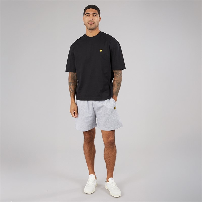Lyle And Scott Vintage Mens Oversized 1874 T-Shirt Jet Black - Image 4