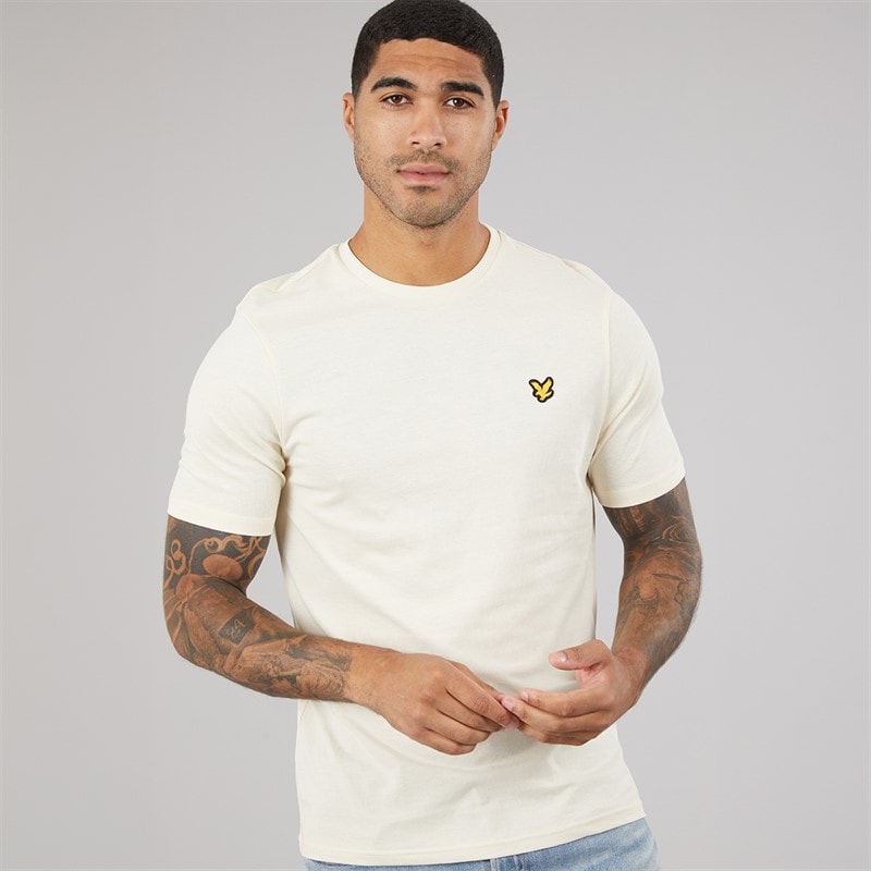 Lyle And Scott Vintage Mens T-Shirt Whitecap Grey