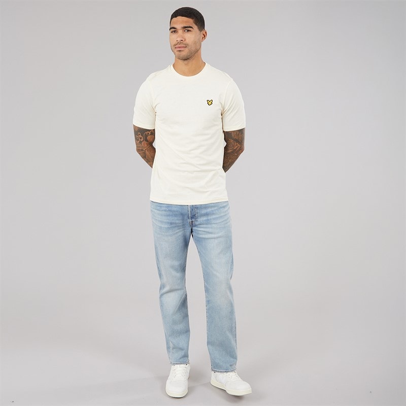 Lyle And Scott Vintage Mens T-Shirt Whitecap Grey - Image 3