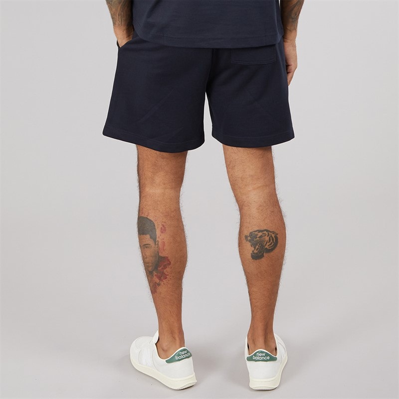 Lyle And Scott Vintage Mens Wide Shorts Dark Navy - Image 2