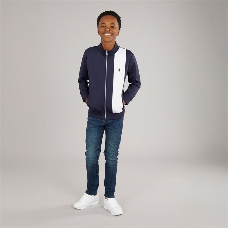 LUKE 1977 Boys Trevor Sweatshirt Navy - Image 3