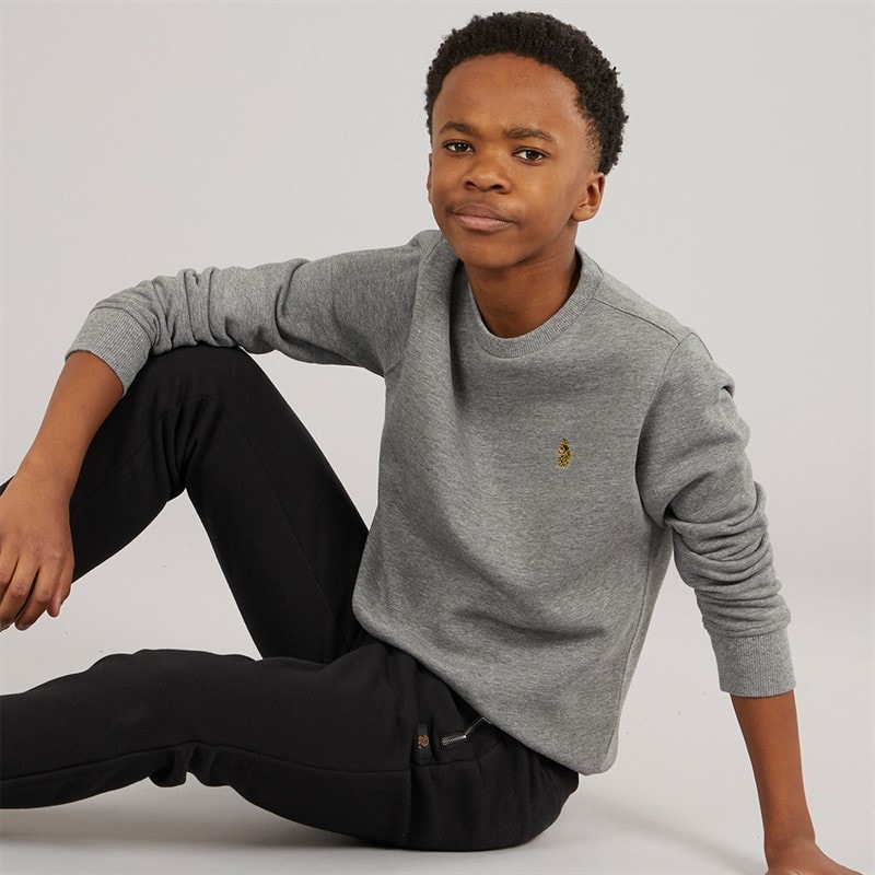 LUKE 1977 Boys The Runner Sweatshirt Grey - Image 4
