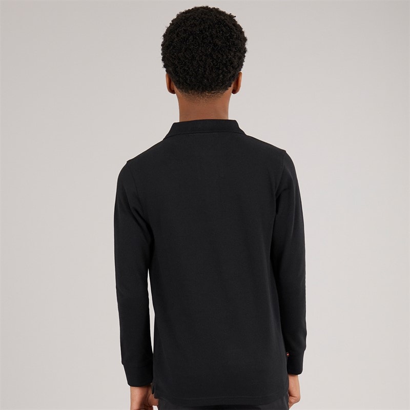 LUKE 1977 Boys Williams 1000 Polo Shirt Black - Image 2