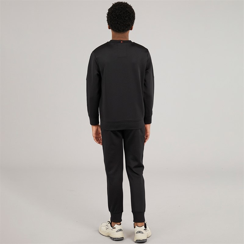 LUKE 1977 Boys Casa Tracksuit Black/White - Image 2
