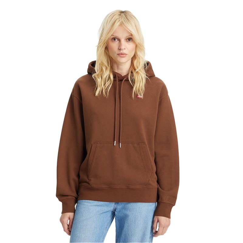 Levi's Womens Standard Hoodie Fondue Fudge - Image 1