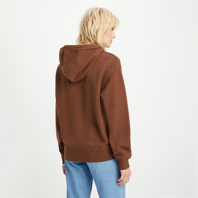 Levi's Womens Standard Hoodie Fondue Fudge - Image 2