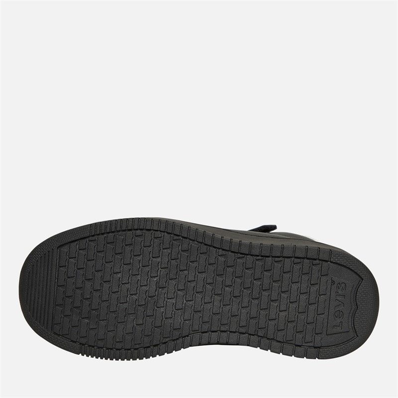 Levi's Kids New Union Hi-Top Sneakers Black White 0008 - Image 2