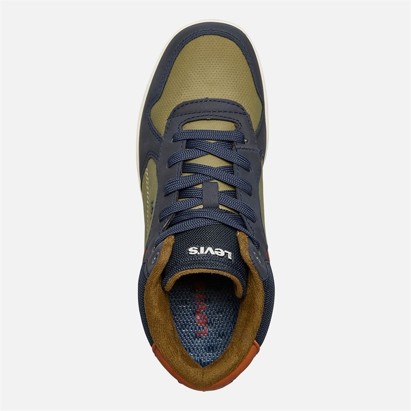 Levi's Junior Dereck Sneakers Navy/Khaki 1691 - Image 4