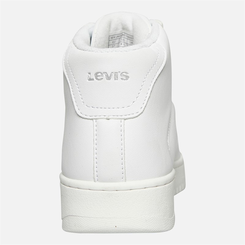 Levi's Junior New Union Hi-Top Sneakers White 0061 - Image 3