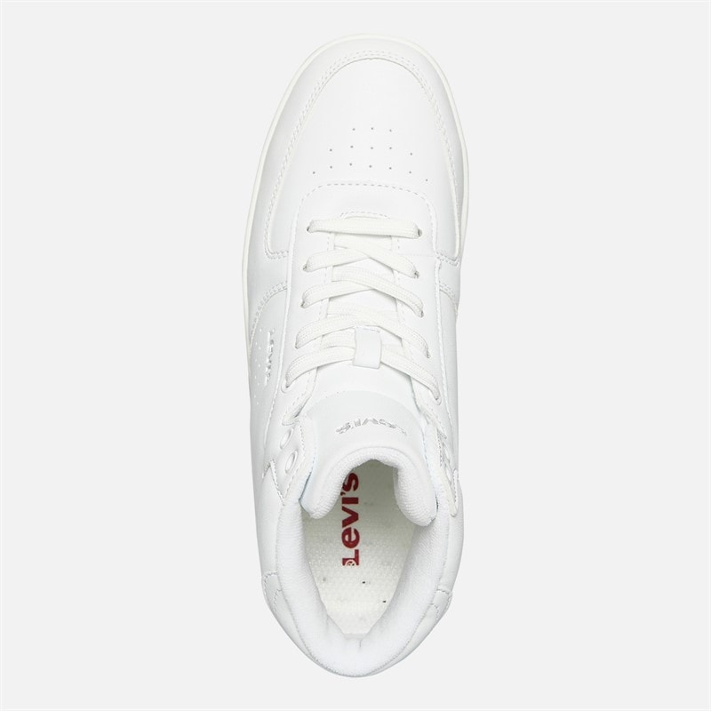 Levi's Junior New Union Hi-Top Sneakers White 0061 - Image 4