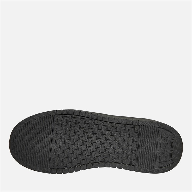 Levi's Junior New Union Hi-Top Sneakers Black White 0008 - Image 3