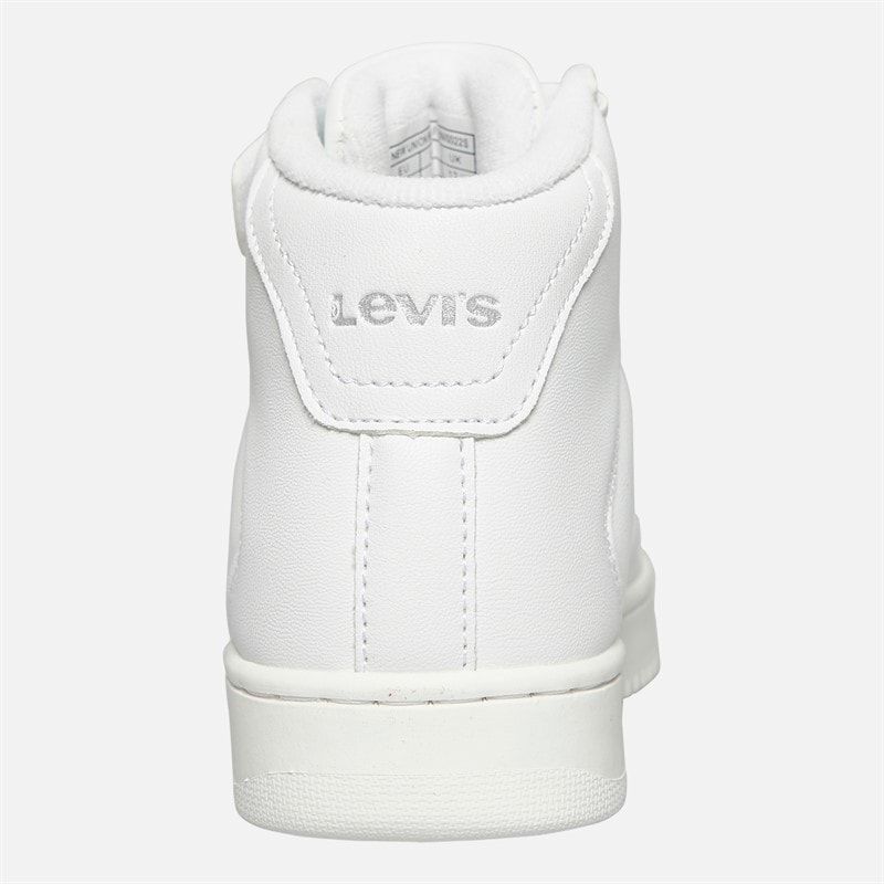 Levi's Kids New Union Hi-Top Sneakers White 0061 - Image 3